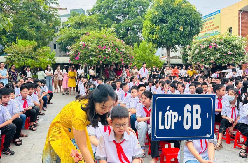  HÂN HOAN CHÀO ĐÓN HỌC SINH KHỐI 6